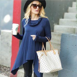 JACKIE Tunic top - Navy Blue * MADE IN THE…